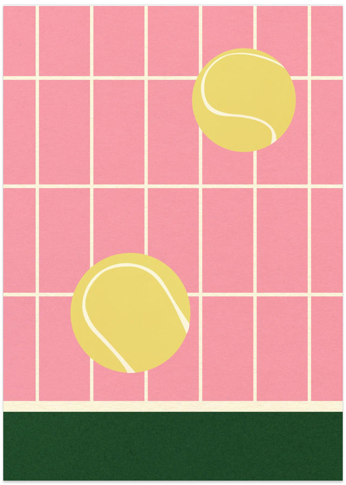 Tennis Kitchen - Art Print by Rosi Feist