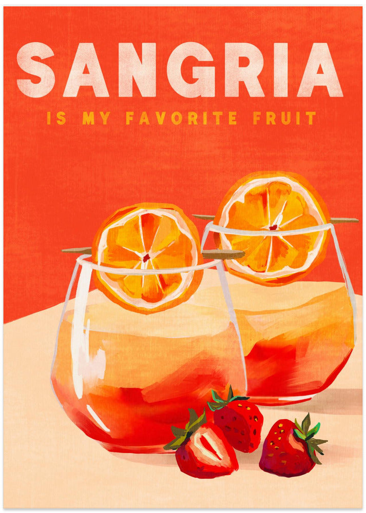 Sangria - Art Print by The Whiskey Ginger