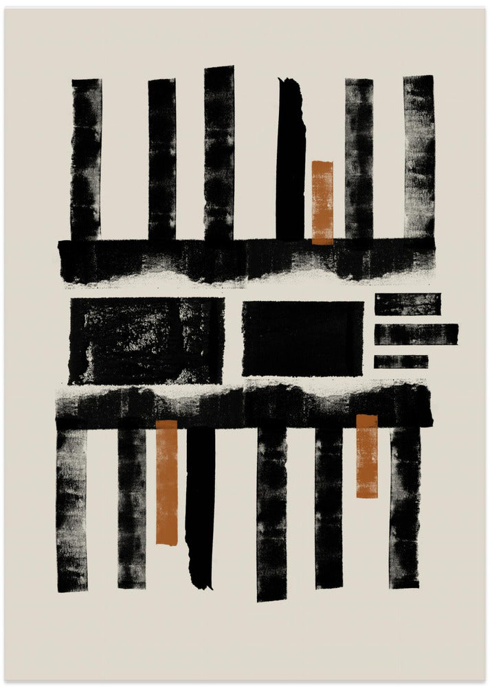 Geometric Rhythm - Art Print by THE MIUUS STUDIO