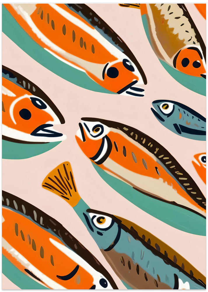 Sardines - Art Print by Uma Gokhale