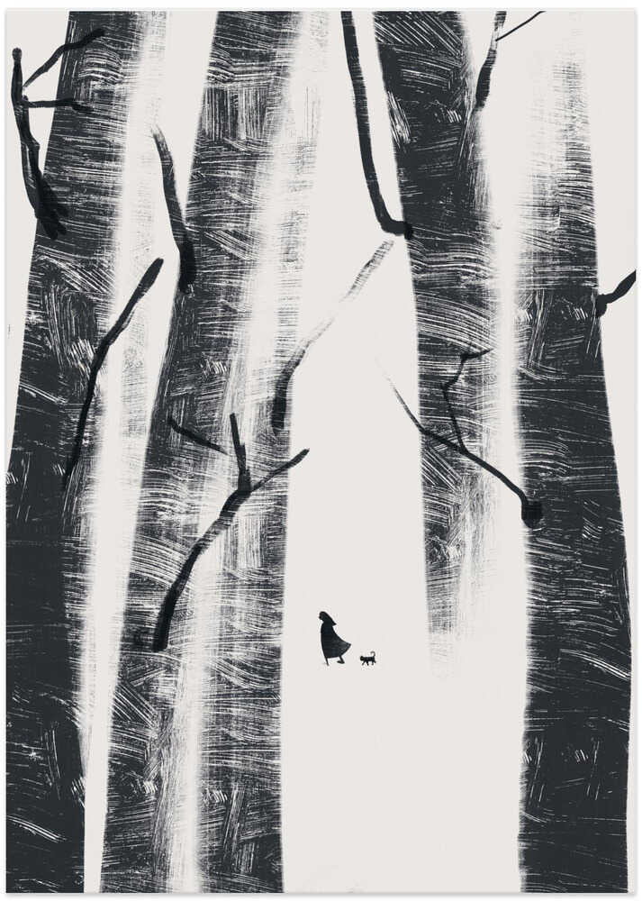 Nature Inspired Landscape - Art Print by Little Dean