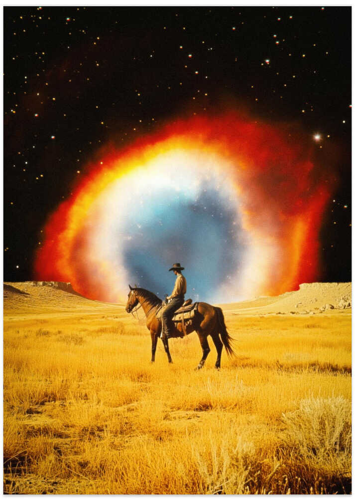 Nebula Cowboy - Art Print by Taudalpoi
