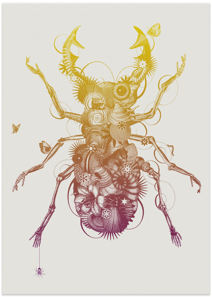Stagbeetle - Art Print by Jaco Putker