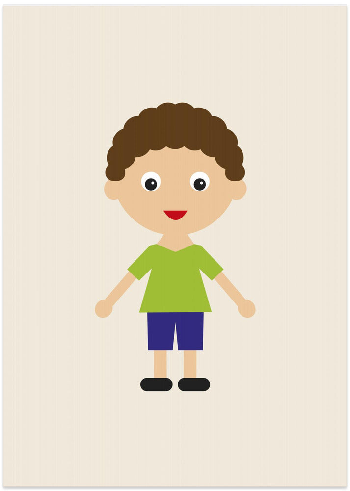 Boy Portrait - Art Print by kathrinmay