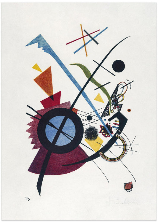 Violet(1923) From original Litograph - Art Print by Wassily Kandinsky