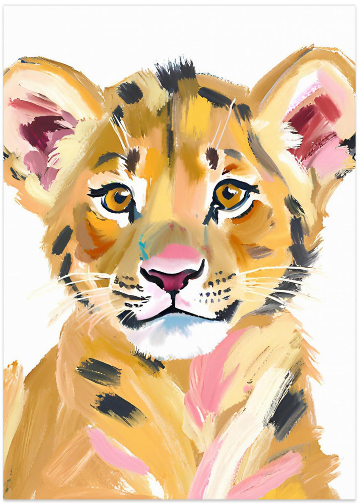 Tigerbaby - Art Print by Ohkimiko