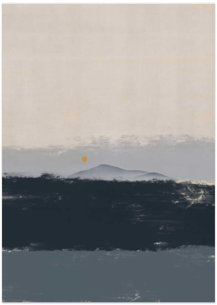 Serene Sunset - Art Print by Little Dean