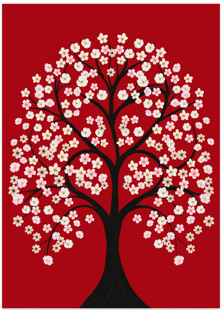 Blossom Symphony - Art Print by Little Dean