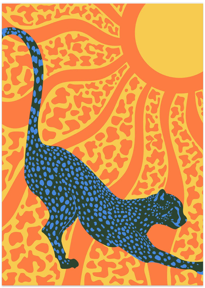 Sunny Stripes - Art Print by Kintsugi99