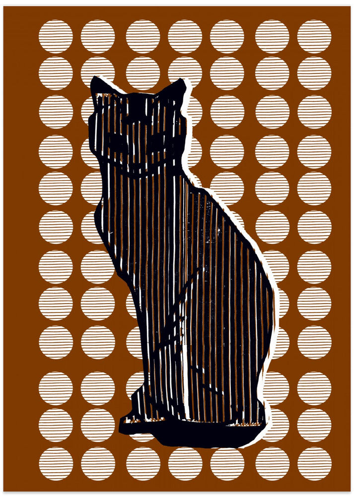 Afterlife Cat 3 - Art Print by casa cartissi