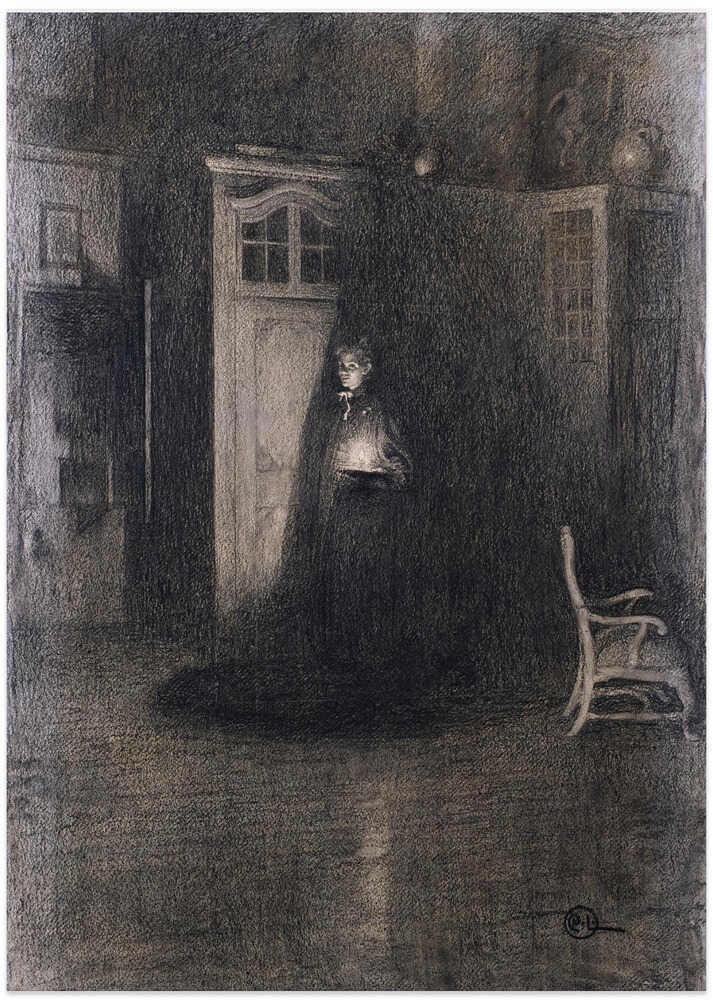 Good Night (1894) - Art Print by Carl Larsson