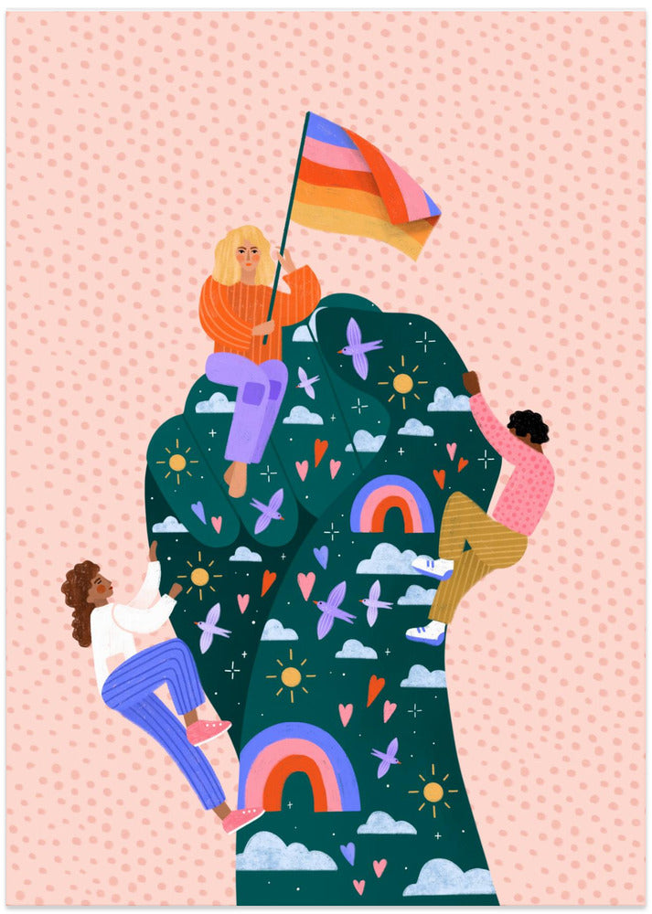 Celebrating Pride - Art Print by Bea Müller