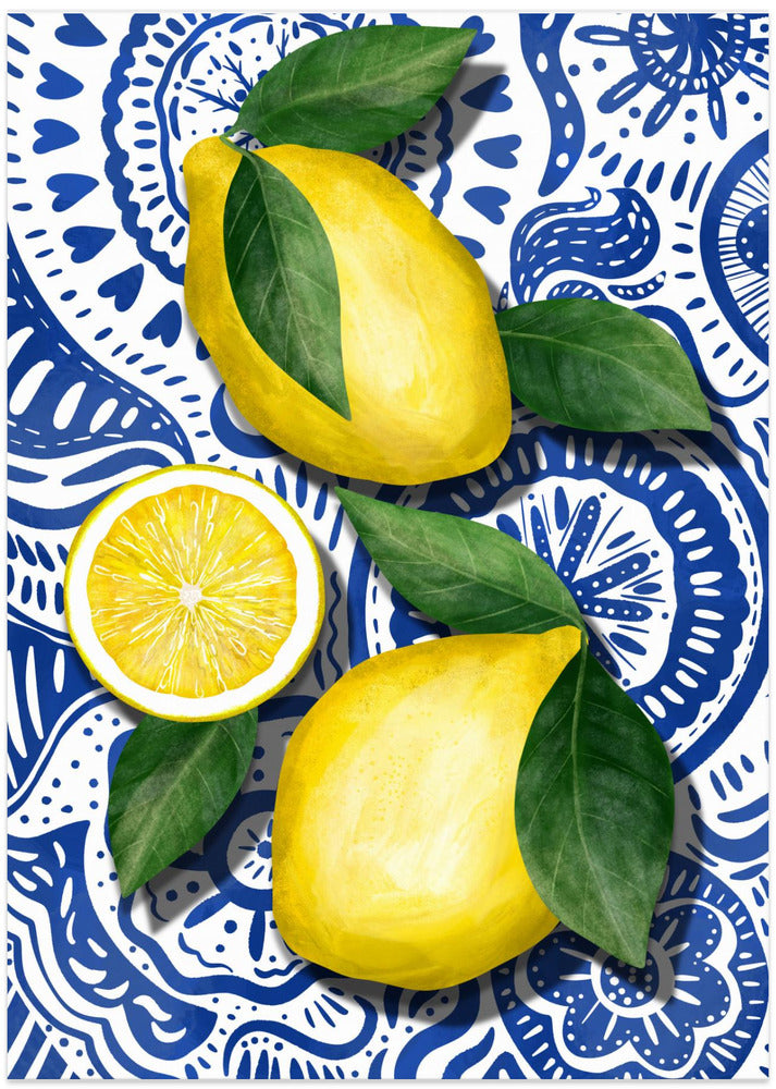 Limones - Art Print by EMELIEmaria