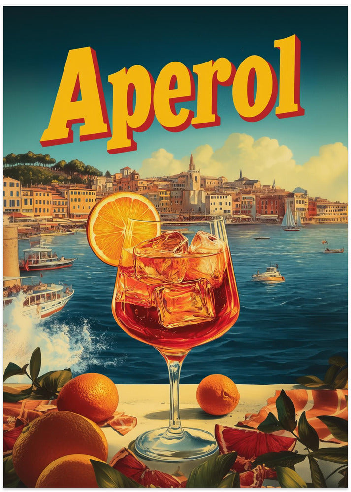 Aperol Vintage Commercial - Art Print by Andreas Magnusson