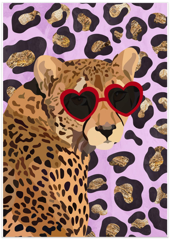 Leopard Print Pink - Art Print by Sarah Manovski