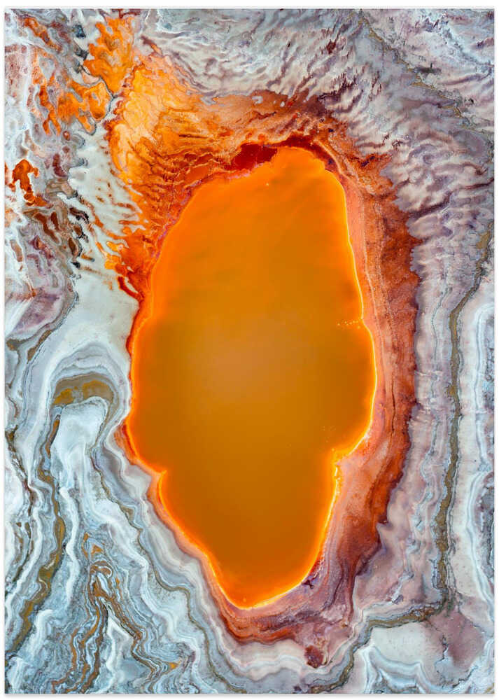 The golden lake - Art Print by Gilad Topaz