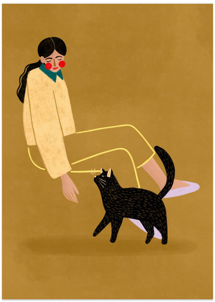 Cat Mum - Art Print by Bea Müller
