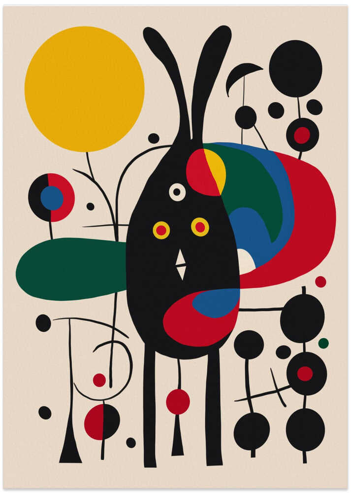 Surreal bunny - Art Print by Little Dean