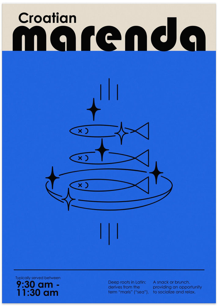 Croatian Marenda - Art Print by Paulina Budka