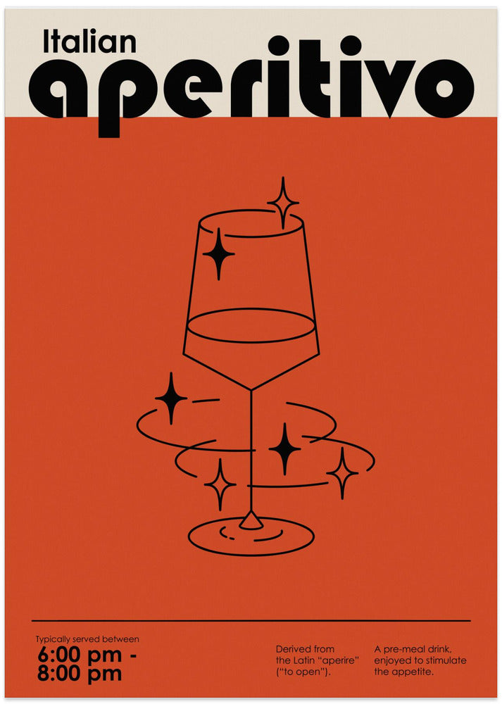 Italian Aperitivo - Art Print by Paulina Budka