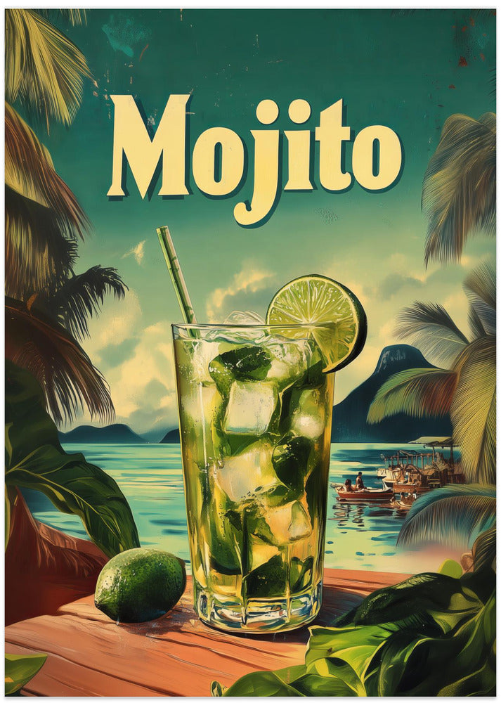 Mojito Vintage - Art Print by Andreas Magnusson