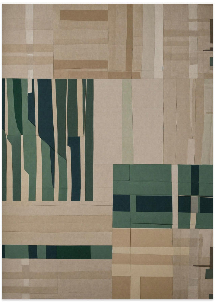 Geometric Rhythms - Art Print by THE MIUUS STUDIO