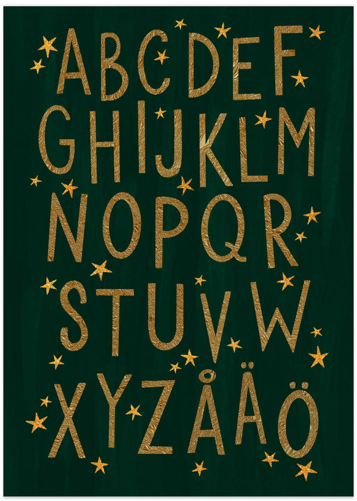 Magical ABC (Swedish) - Art Print by EMELIEmaria