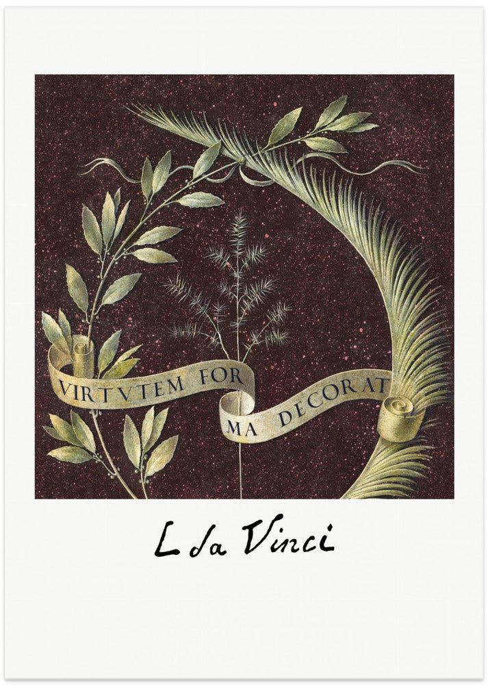 Virtutem Forma Decorat (ca.1474–1478 - Art Print by Leonardo da Vinci