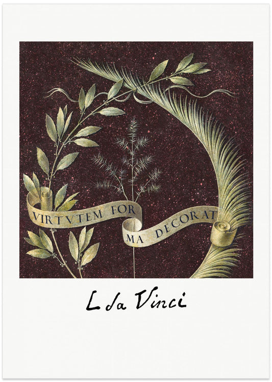 Virtutem Forma Decorat (ca.1474–1478 - Art Print by Leonardo da Vinci