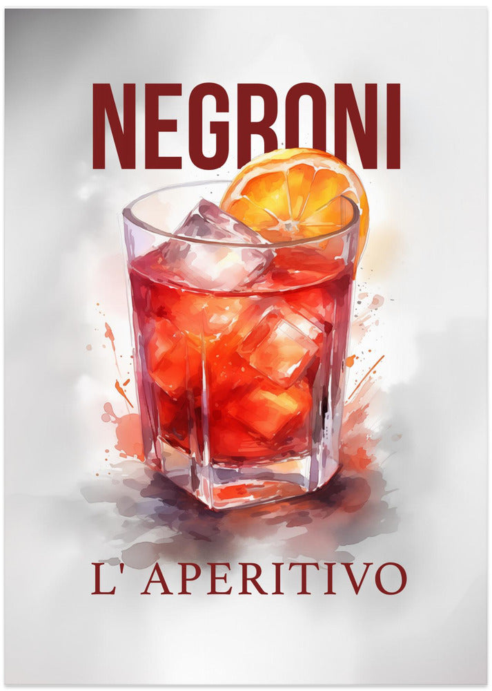 Negroni - Art Print by Andreas Magnusson