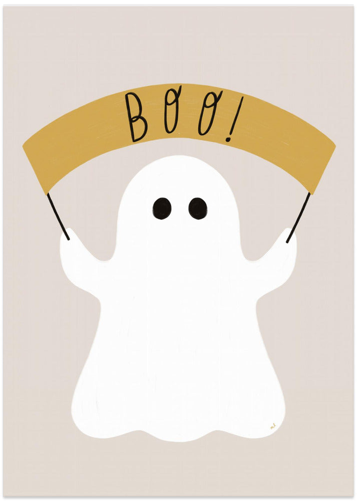 Ghost Boo - Art Print by Menina Lisboa