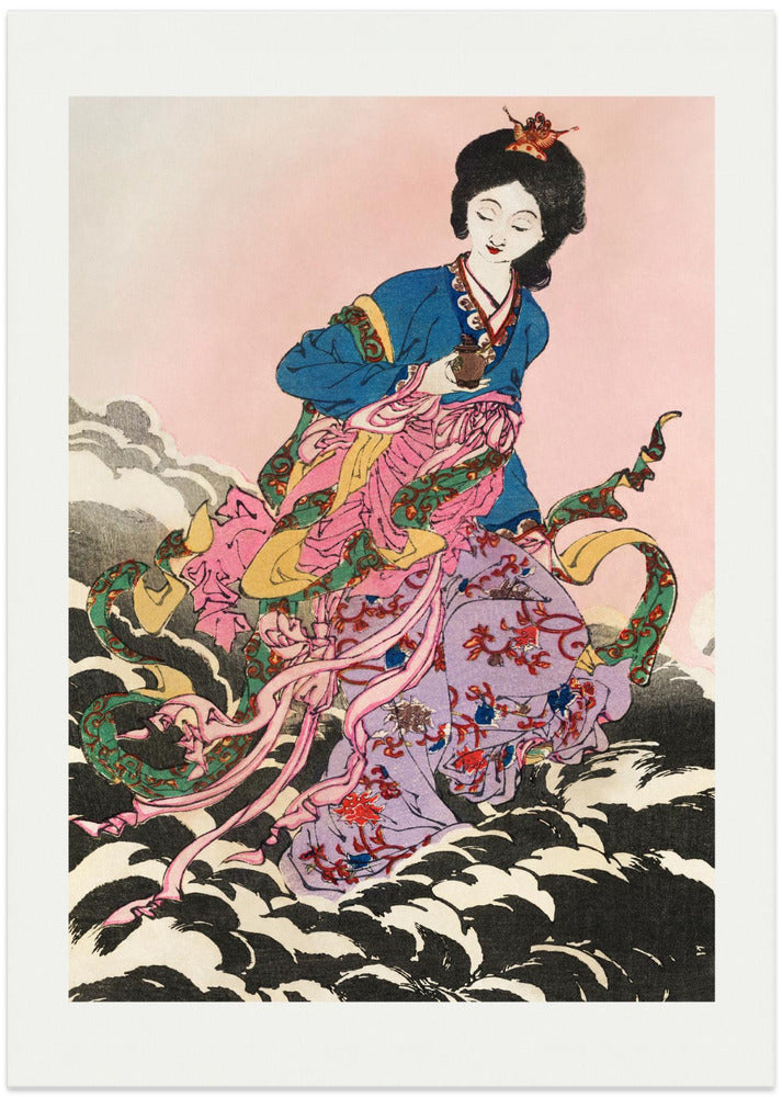 Japanese Woman (1839 1892) - Art Print by Taiso Yoshitoshi