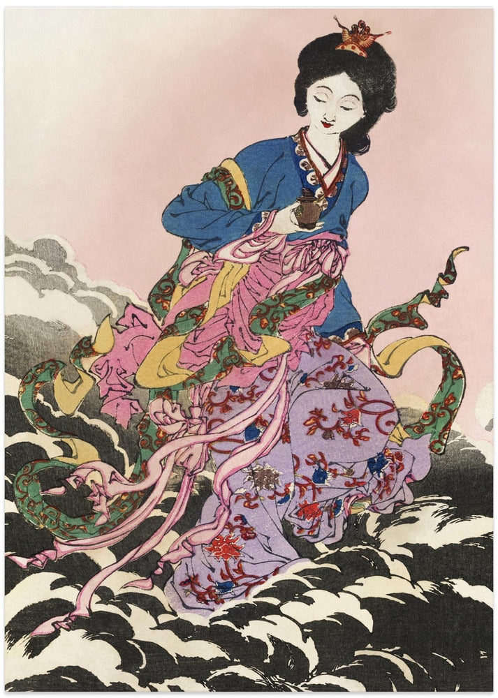Japanese Woman (1839 1892) - Art Print by Taiso Yoshitoshi