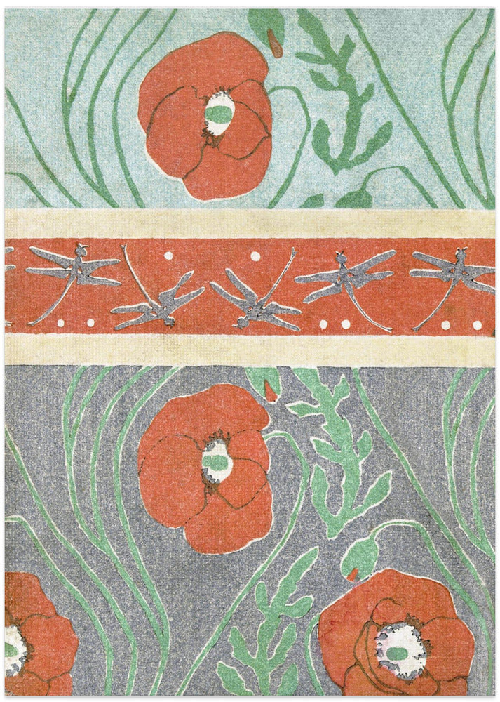 Poppies (1908) - Art Print by Goyo Hashiguchi