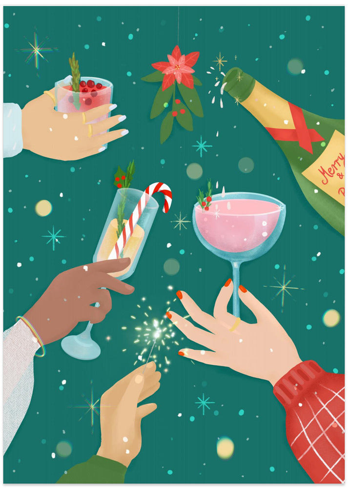 Cheers - Art Print by Petra Lizde
