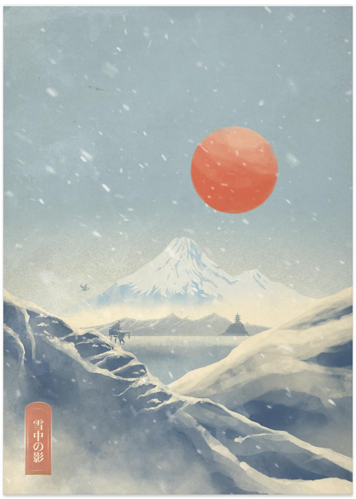 Shadows In the Snow - Art Print by Fadil Roze