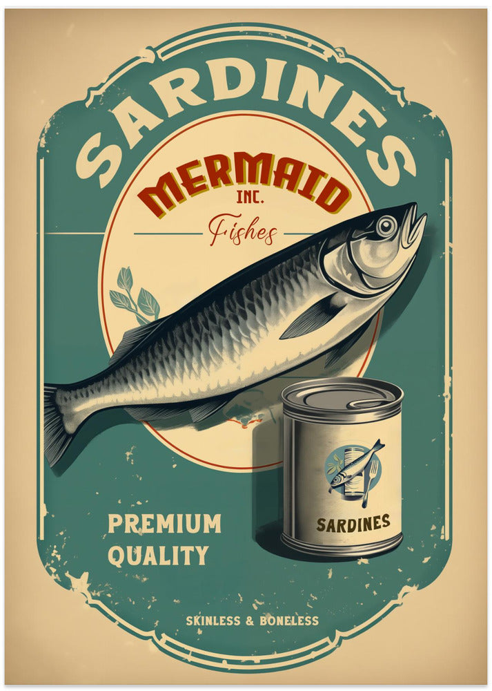 Sardines - Art Print by Andreas Magnusson