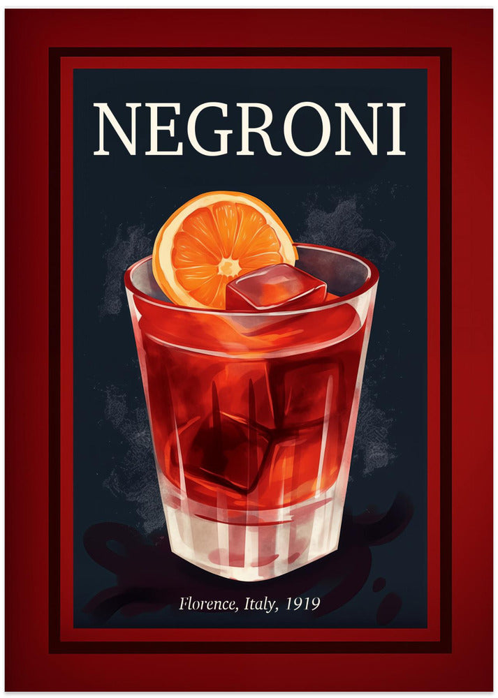 Negroni Florence - Art Print by Andreas Magnusson