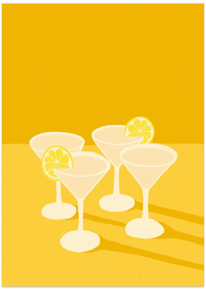 DRINKZ - Art Print by Wilma Wenåker