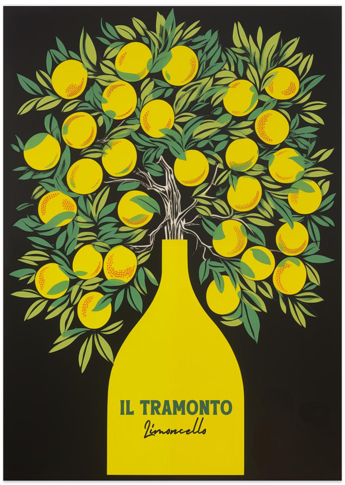 Limoncello Il Tramonto - Art Print by Andreas Magnusson
