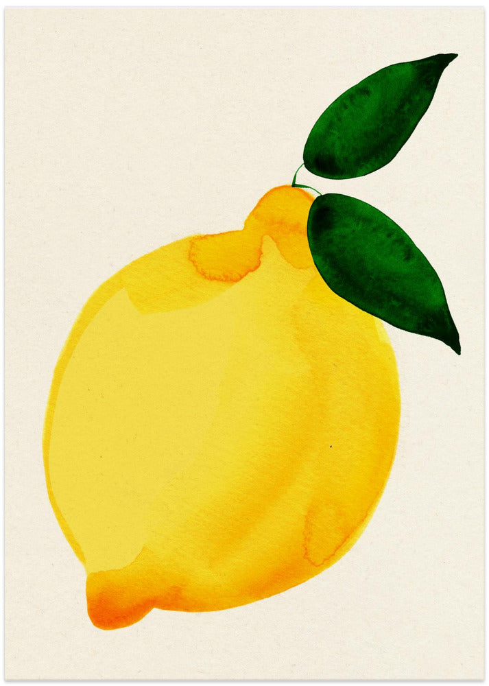 Lemon - Art Print by Ekaterina Koroleva
