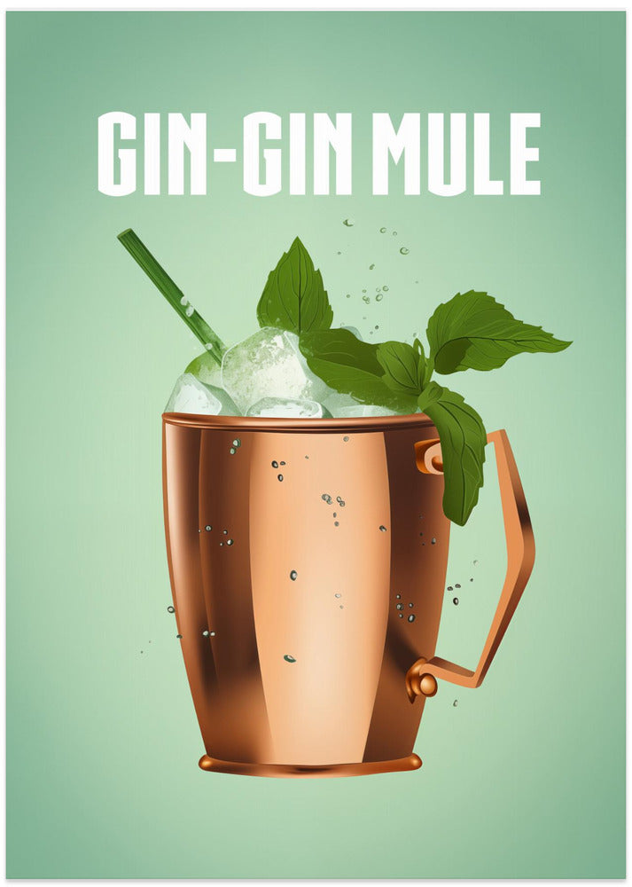 Gin Gin Mule Copper - Art Print by Andreas Magnusson
