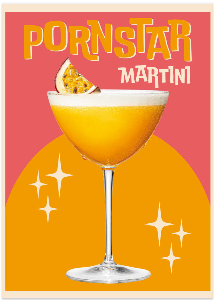 Pornstar Martini - Art Print by WallChart Art Studio