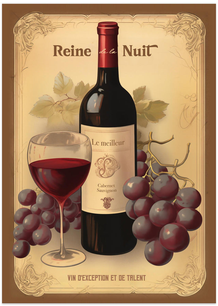 Reine De La Nuit - Art Print by Andreas Magnusson