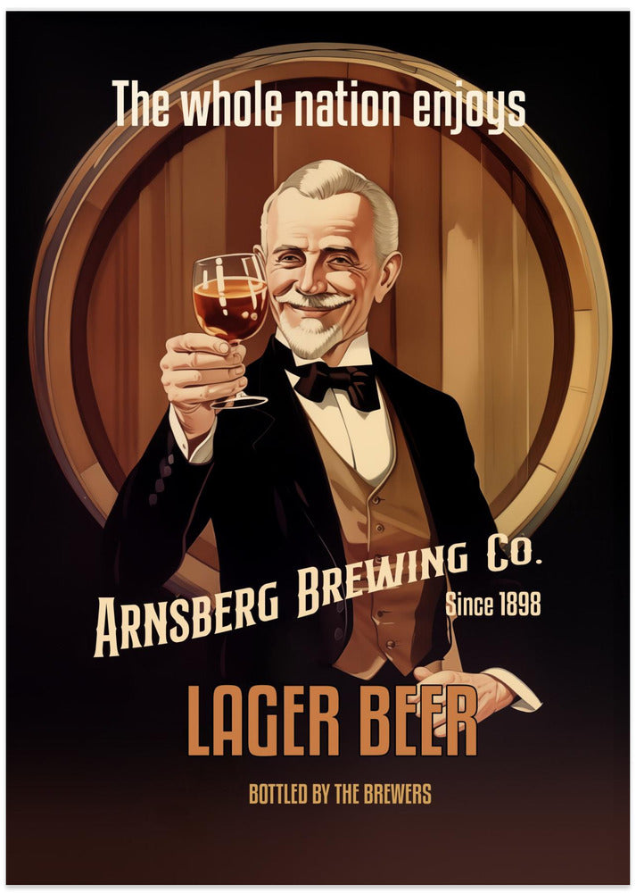 Lager Beer - Art Print by Andreas Magnusson
