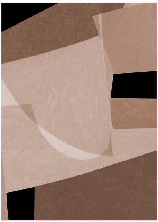 Collage Abstract - Art Print by Dan Hobday