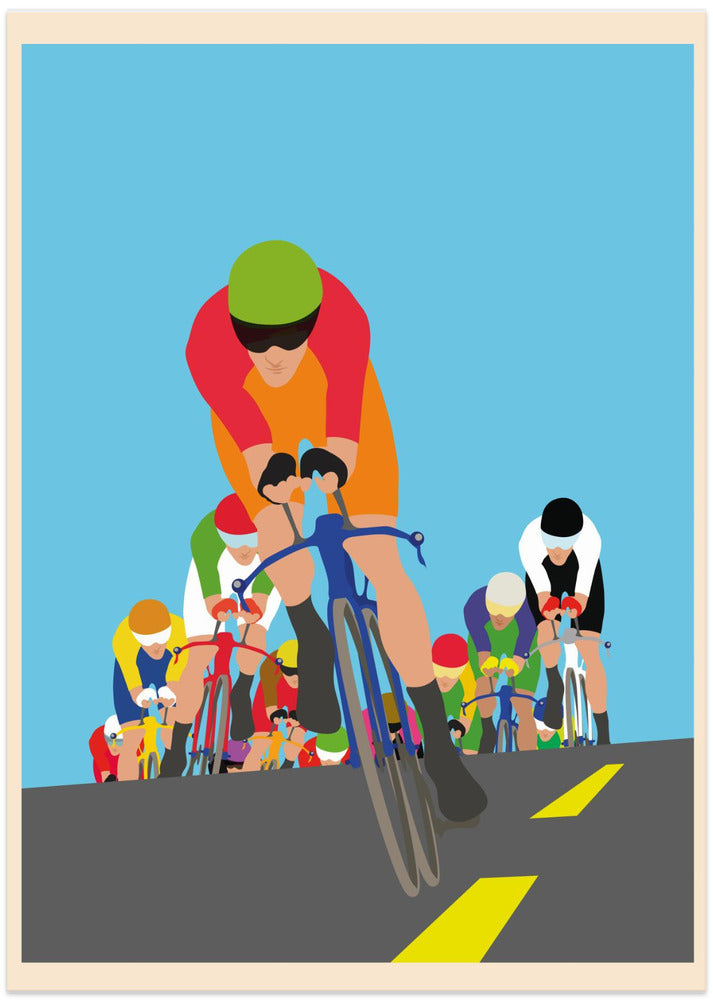 Chasing Pack Art Print - Art Print by WallChart Art Studio
