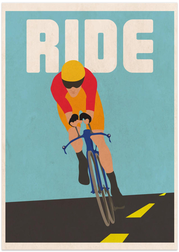 Ride Art Print - Art Print by WallChart Art Studio