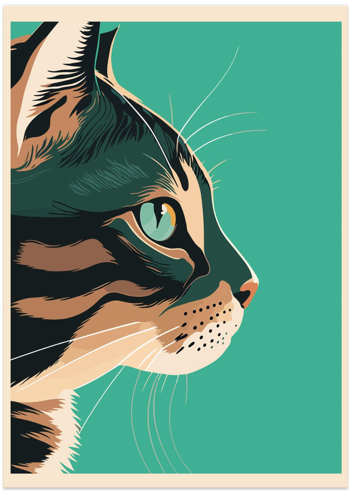Cats Eye - Art Print by WallChart Art Studio