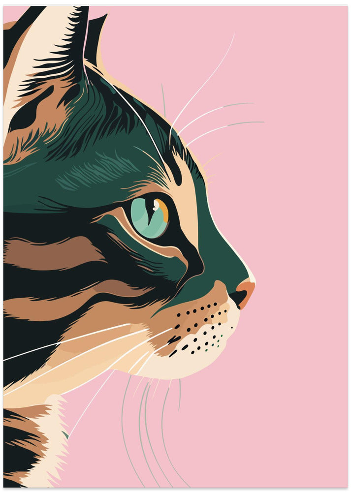 Cats Eye - Art Print by WallChart Art Studio
